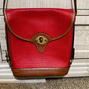 Vintage Dooney&Bourke red leather purse